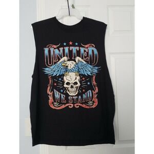 Celebrate It Mens Tank Top tshirt. Says United we Stand